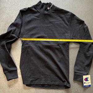 Champion Black Turtleneck X-Small Top